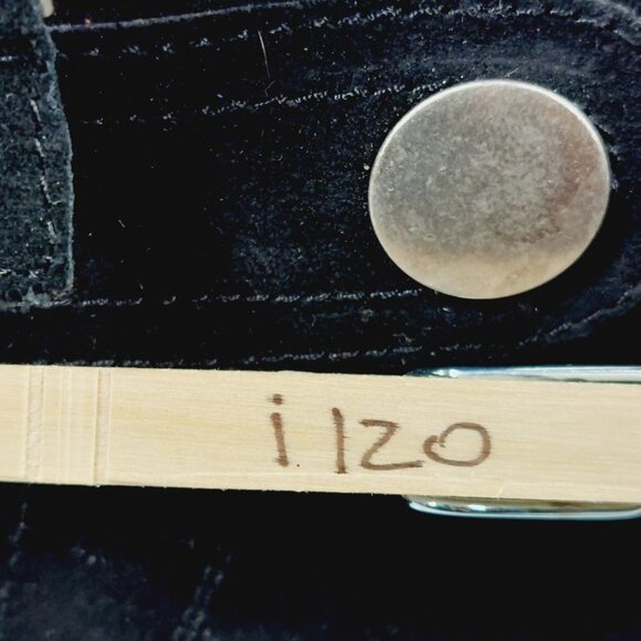 Franco Sarto L Rent Black Woman's Suede Leather Side Zip Ankle Boots I120 - Picture 12 of 12